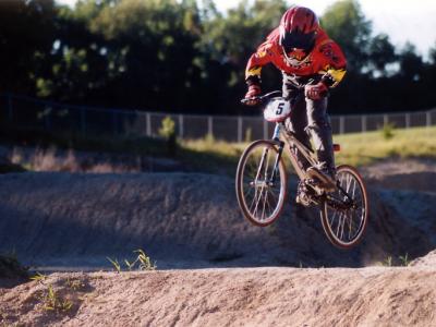 BMX riding