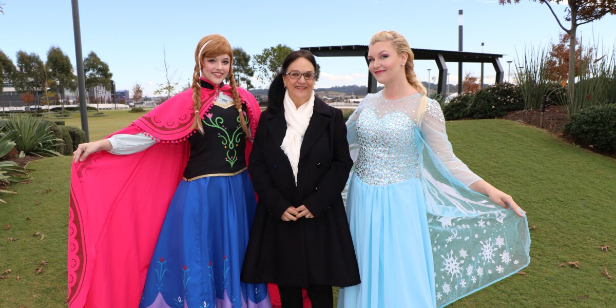 Ice Queen and Princess with Mayor