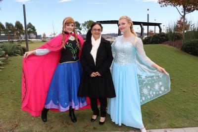 Ice Queen and Princess with Mayor